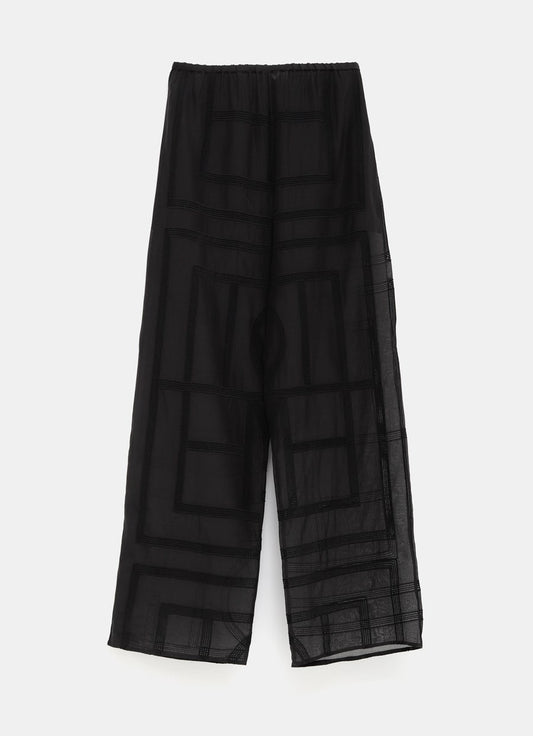 Monogram Crochet PJ Bottoms