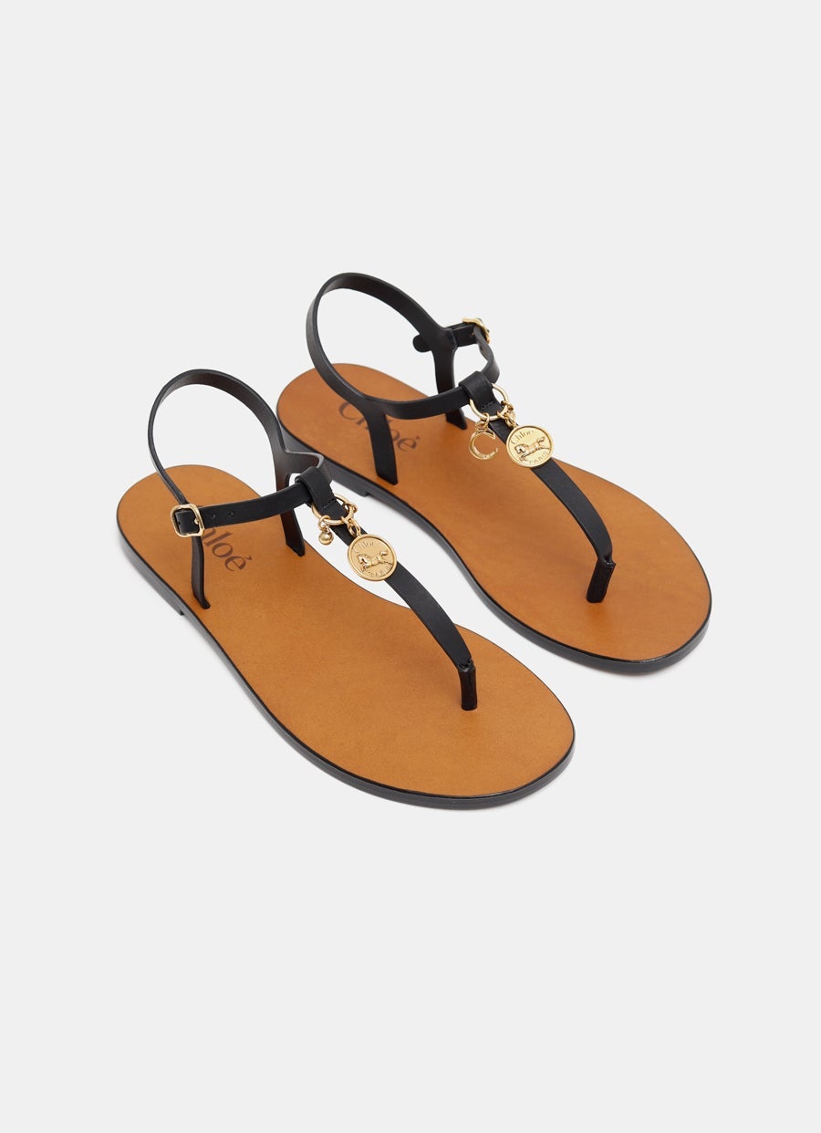 Flat Sandal with Charms