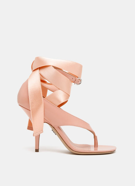 【PORTERNA】Isabel Ribbon Heel Sandals Ferragamo | Ribbon Heel Sandals at Ekseption - EKSEPTION USA