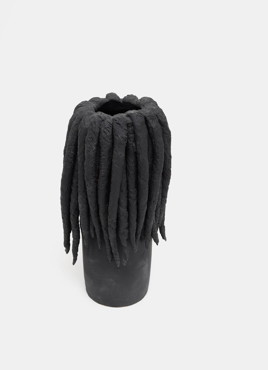 Clay Dreadlocks Long Vase