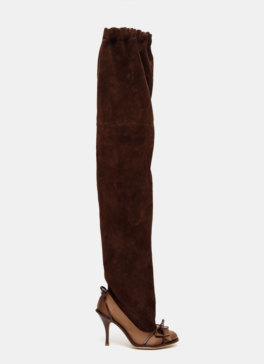Double Thigh High Boots