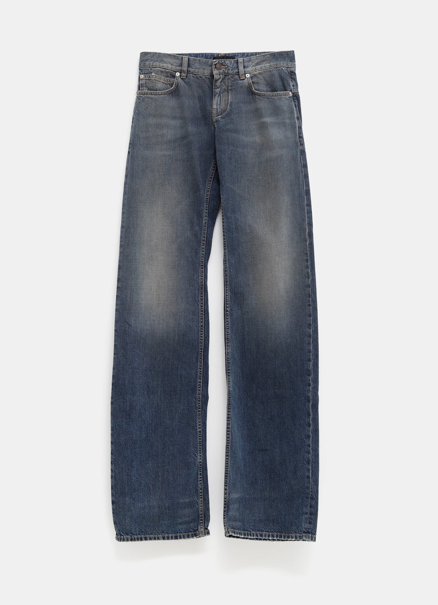 Fitted Low-Waist Jeans for Men
