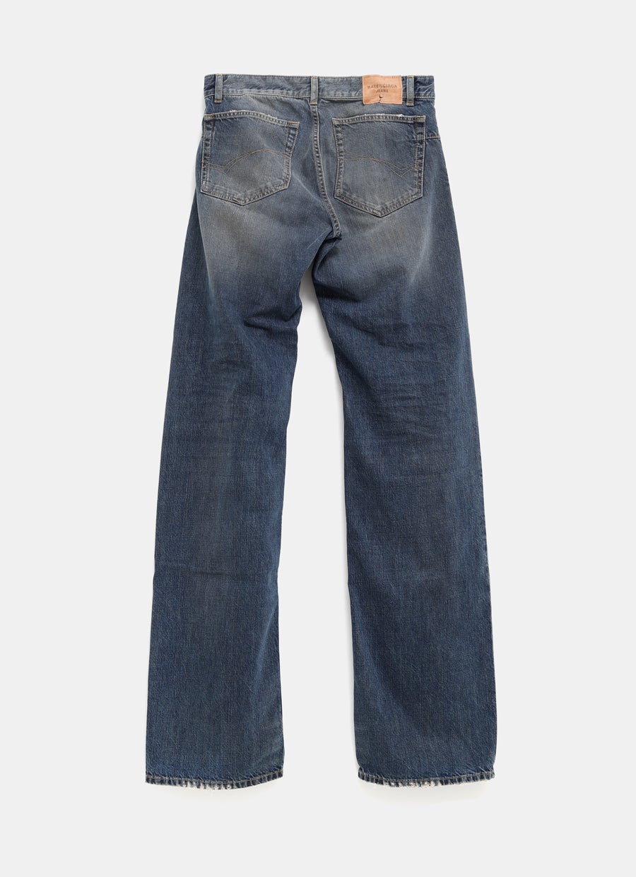 Fitted Low-Waist Jeans for Men