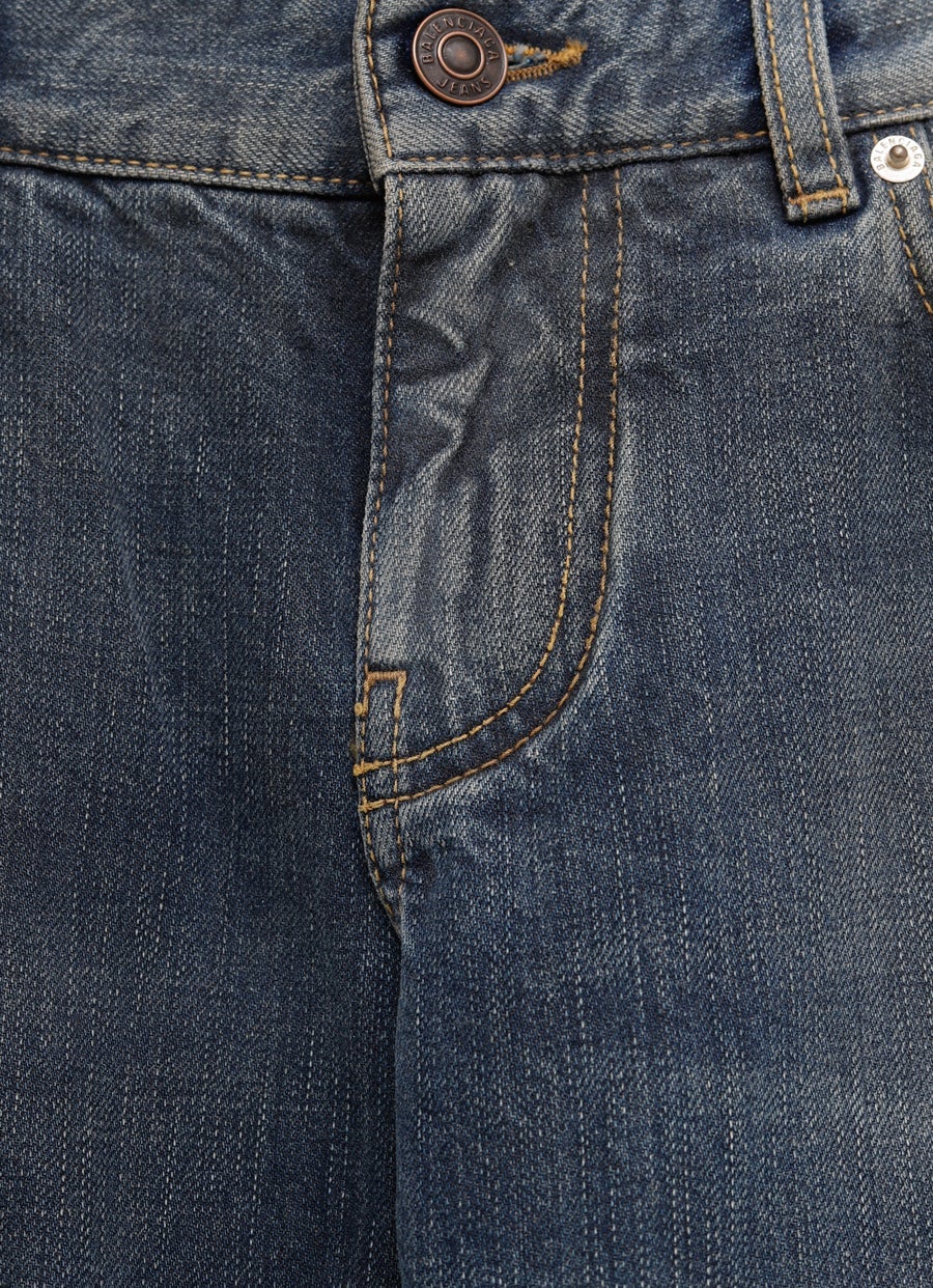 Fitted Low-Waist Jeans for Men