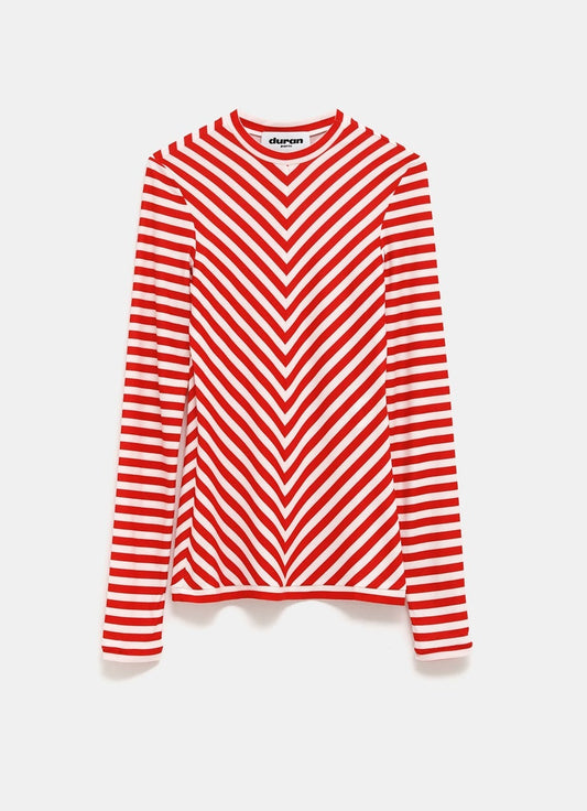 Asymmetric Striped Top