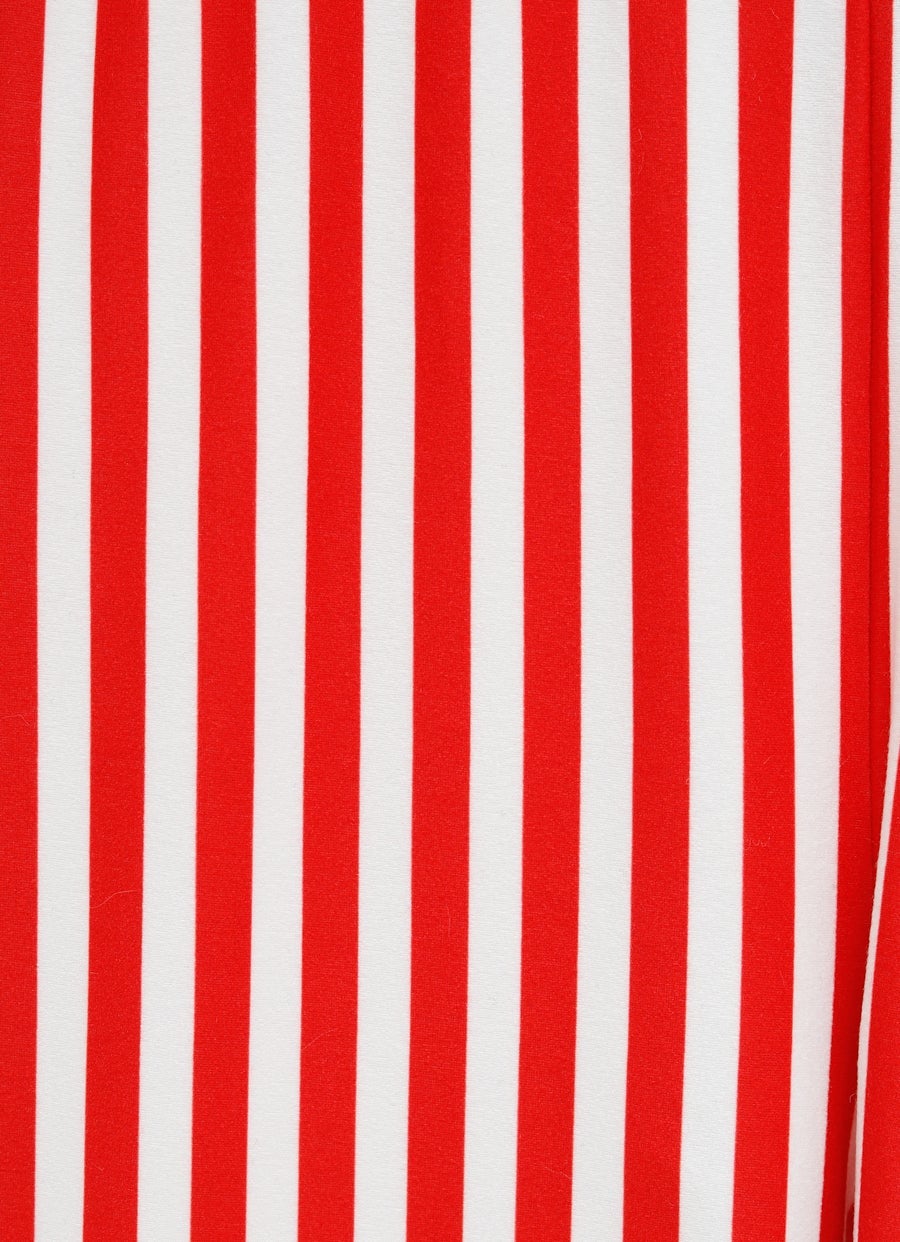 Asymmetric Striped Shorts