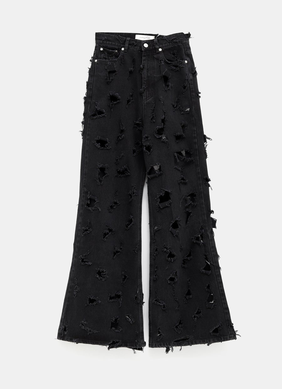 Unisex Destroyed Jeans