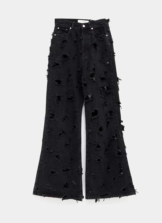 Unisex Destroyed Jeans