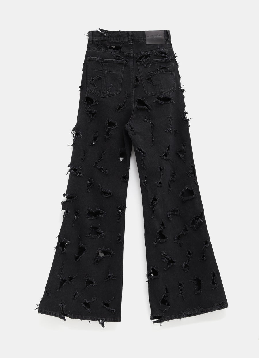 Unisex Destroyed Jeans