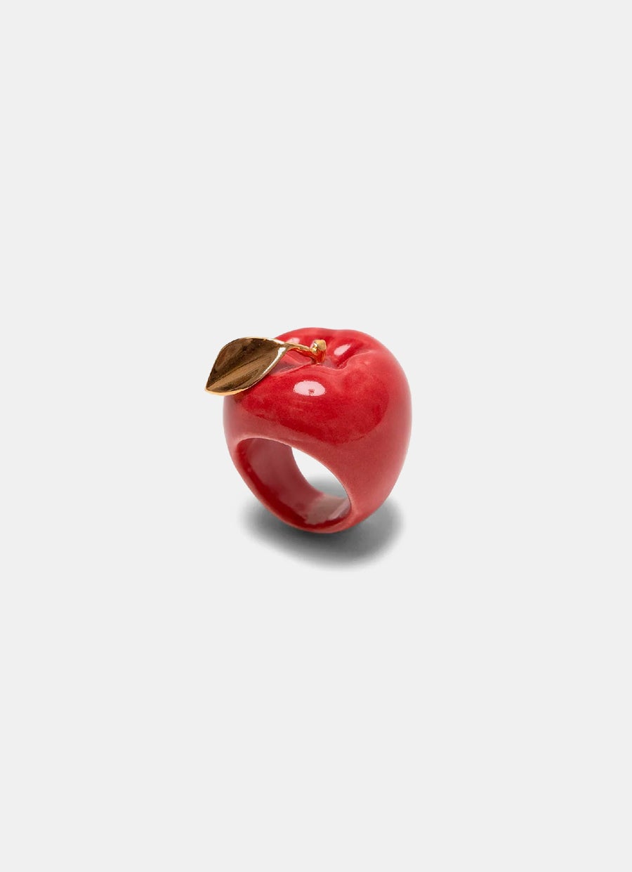 Apple Porcelain Ring