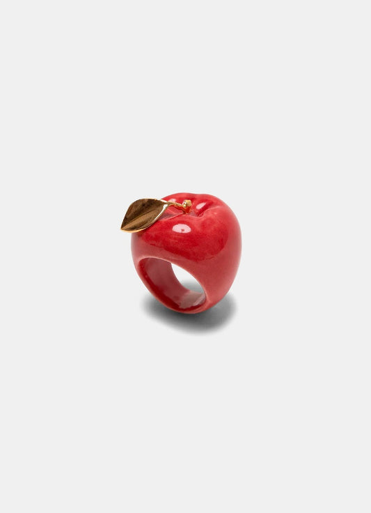 Apple Porcelain Ring