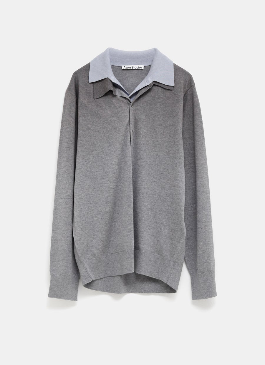 Layered Silk Jumper for Women