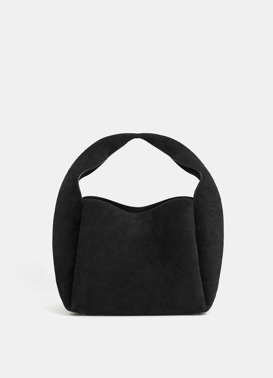 Suede Bucket Bag