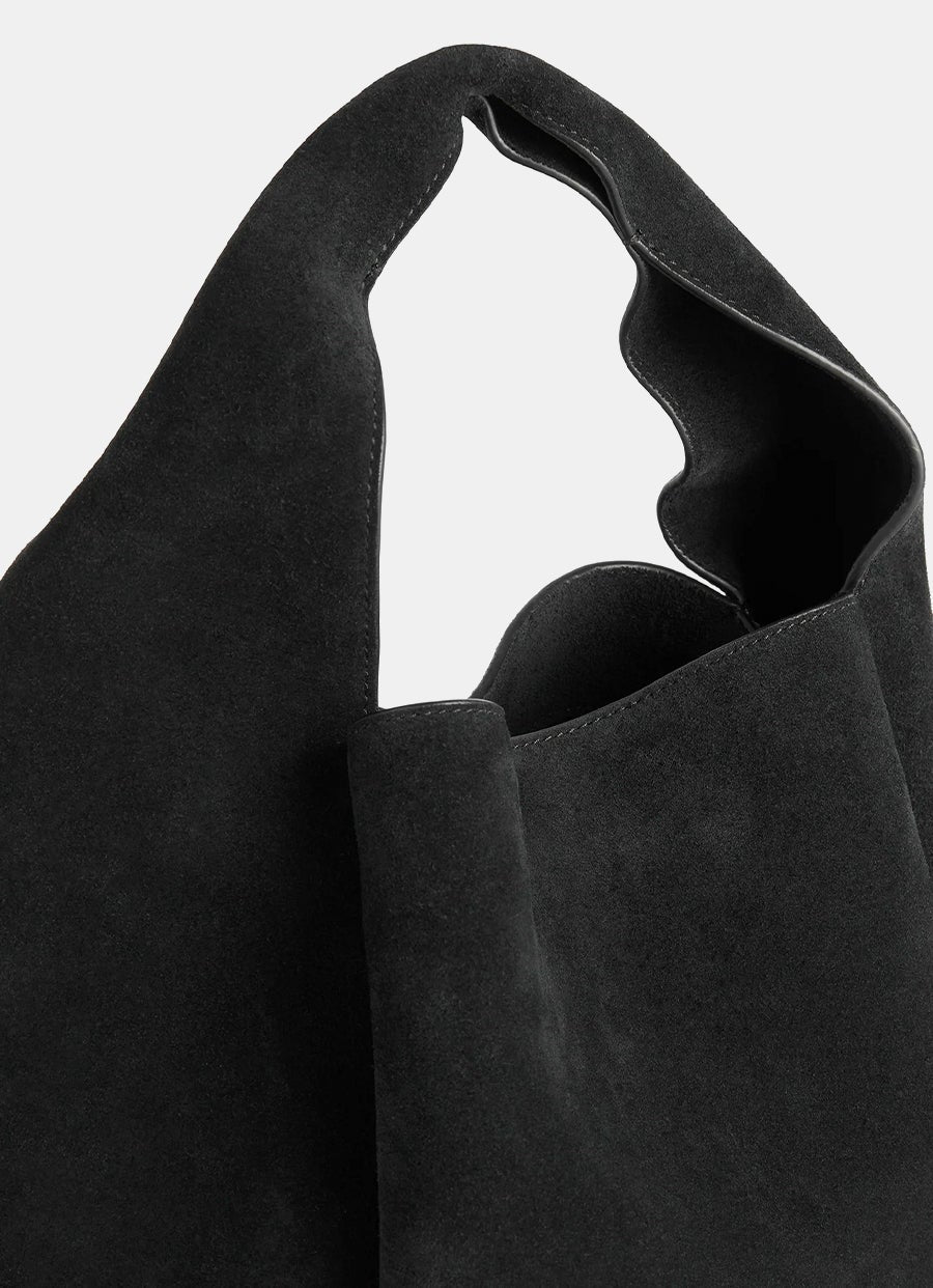 Suede Bucket Bag