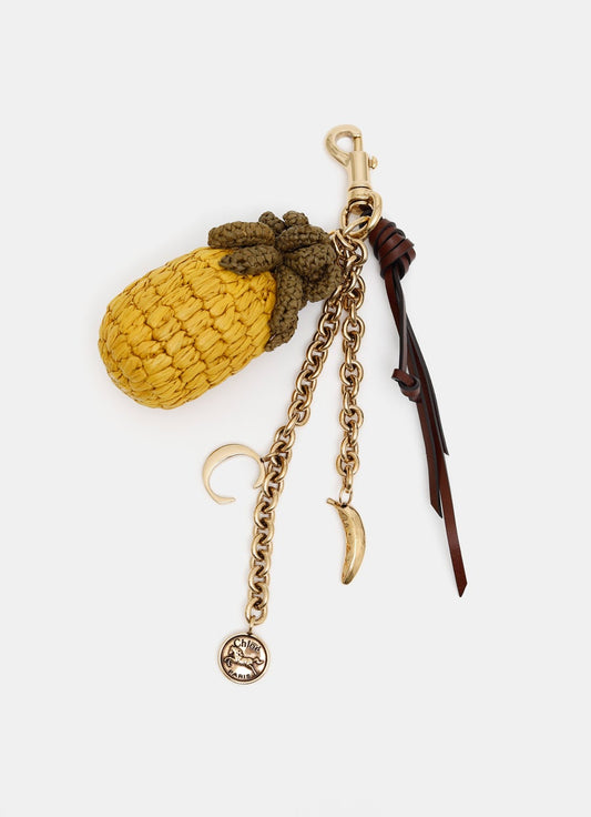 Pineapple Bag Charm Keyring