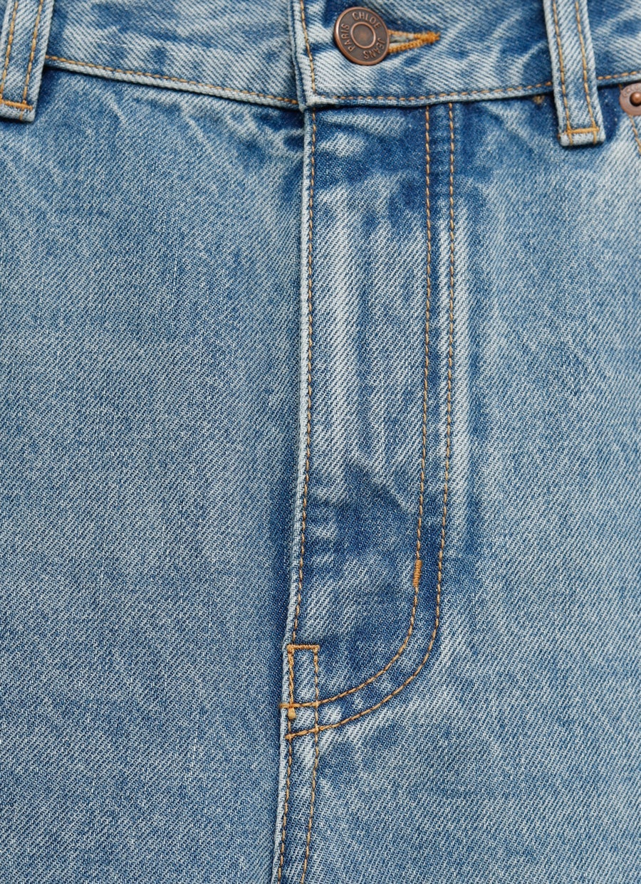 High-rise Wide Leg Jeans
