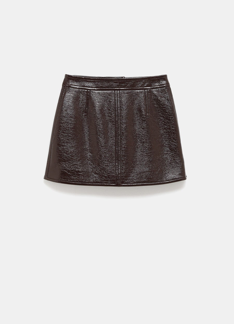 Vinyl Reedition Mini Skirt
