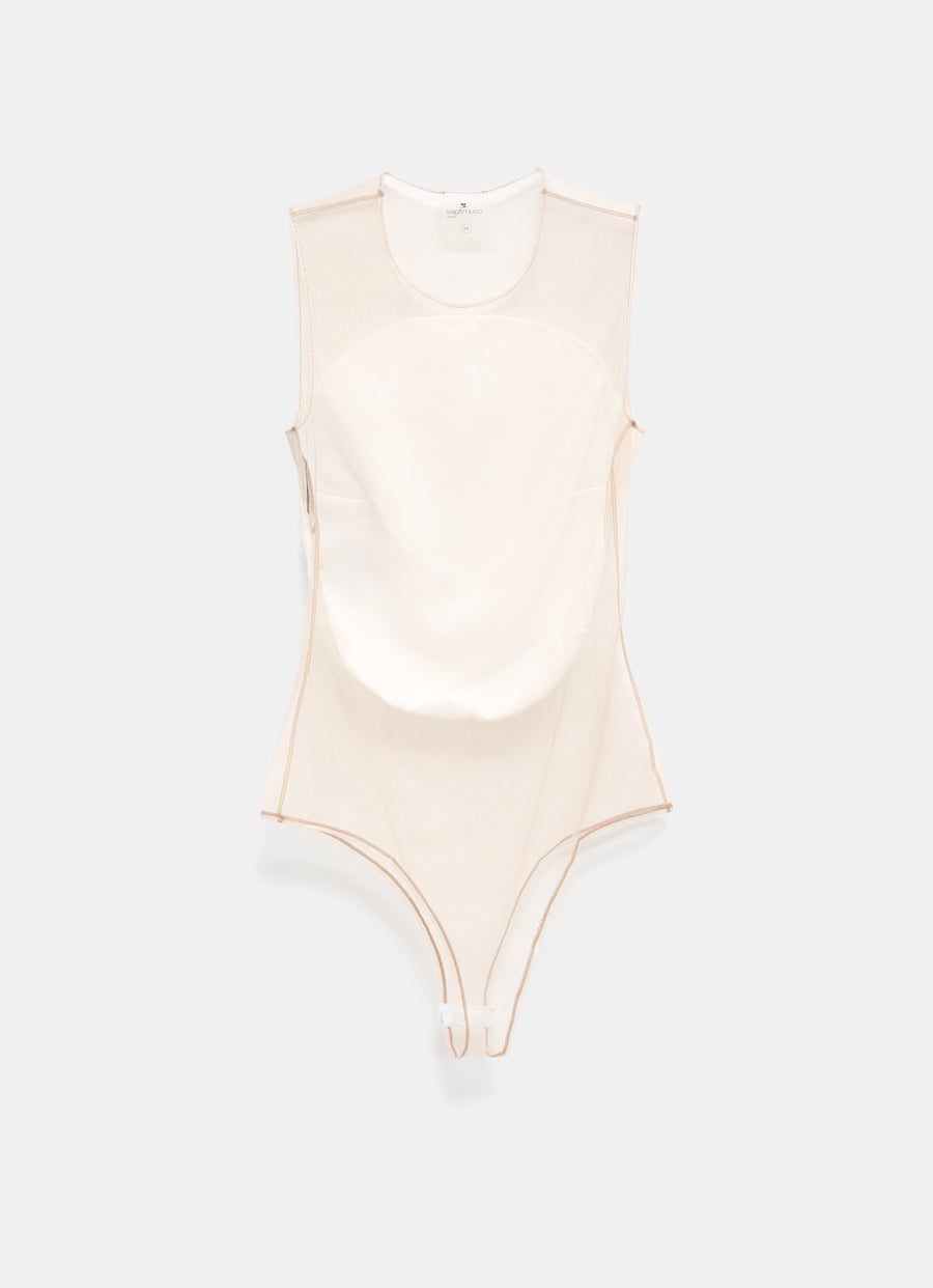 Illusion Circle Lace Bodysuit