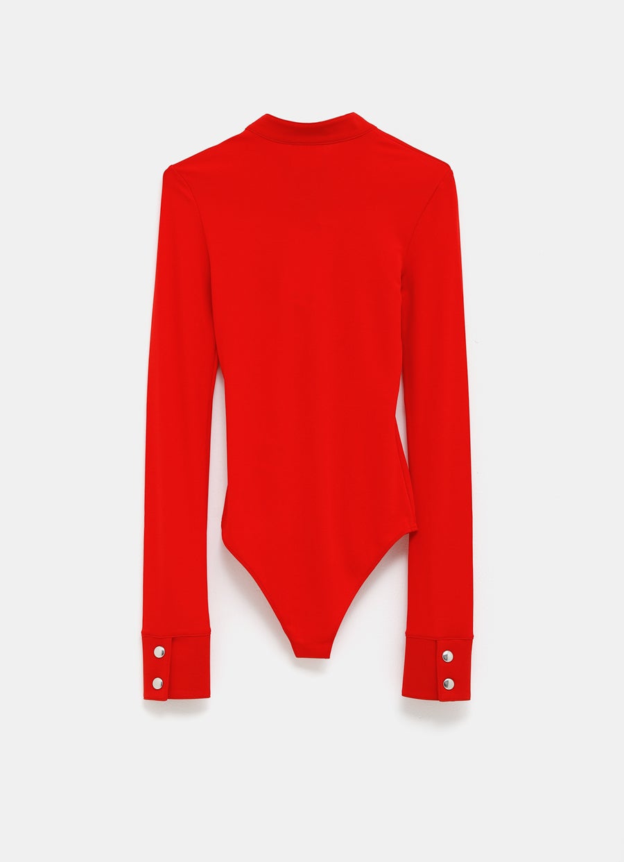 Biker Zipped Bodysuit