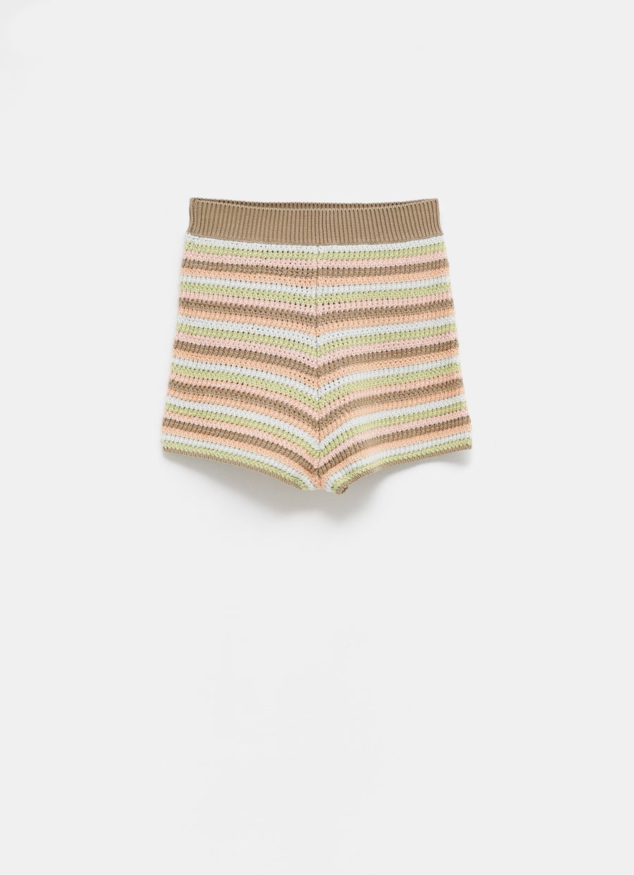 Crochet Mini Shorts