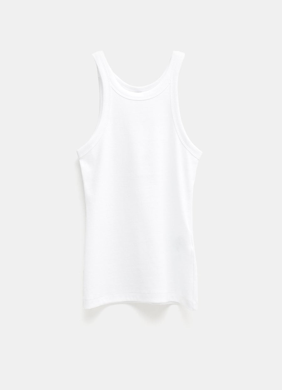 Curved Rib Tank Top