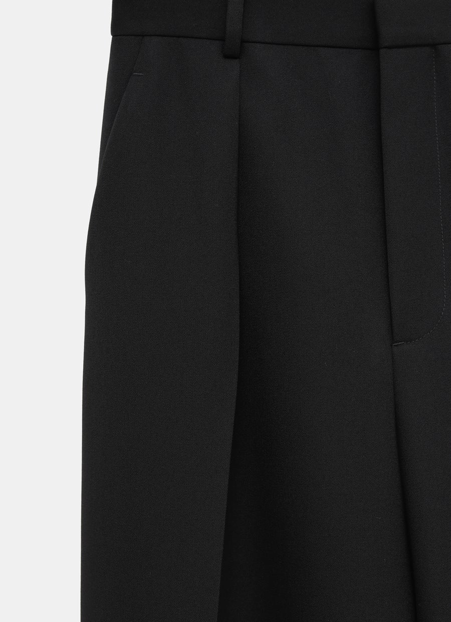 Compact Grain De Poudre Trousers
