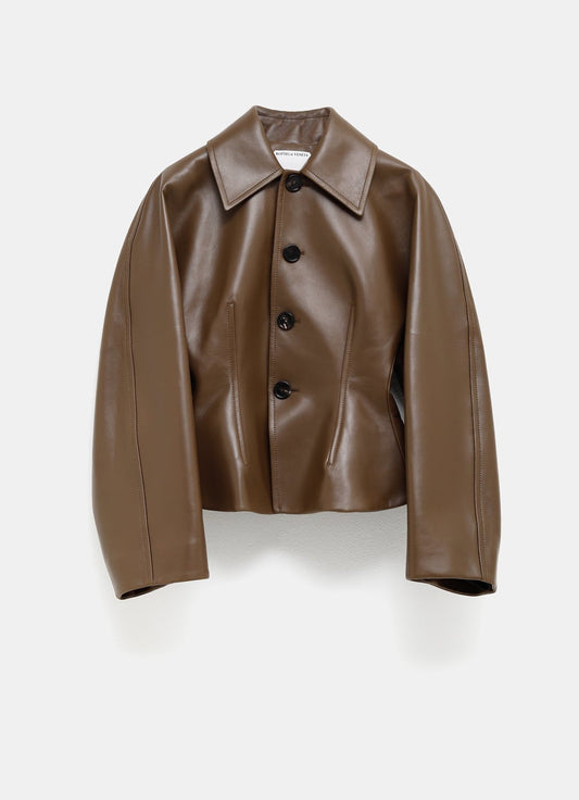 Soft Nappa Waisted Jacket