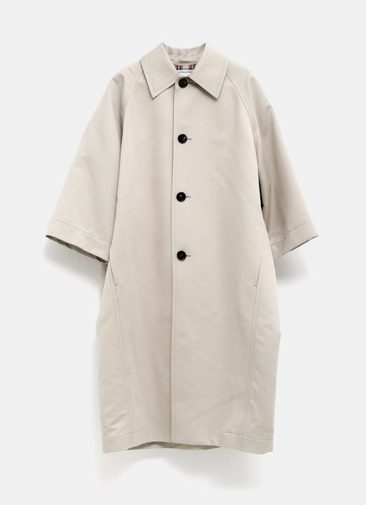 Silk and Cotton Twill Coat