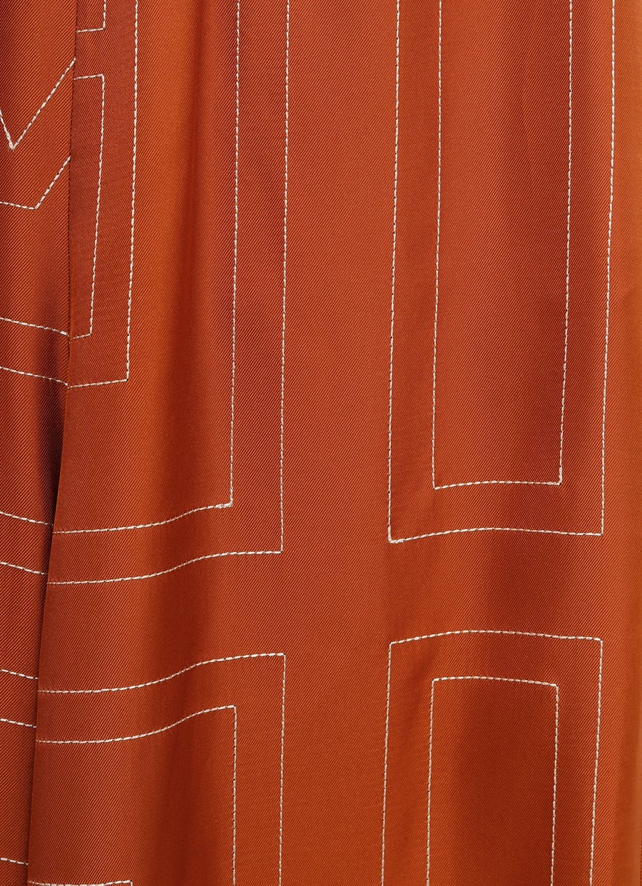 Monogram Silk PJ Bottoms