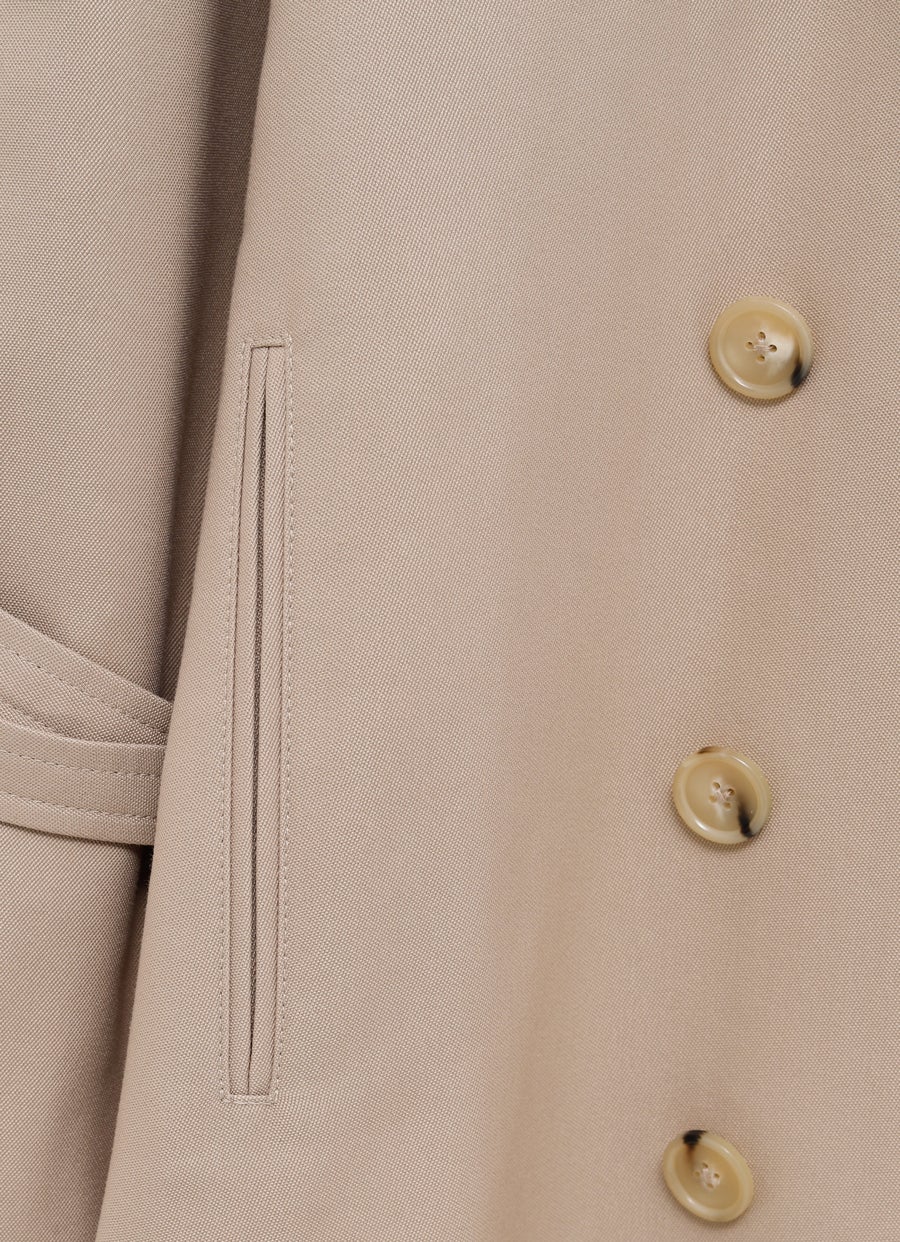 Double-Breasted Trench Coat
