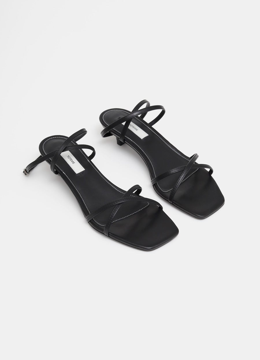 Leather Crossover Sandal