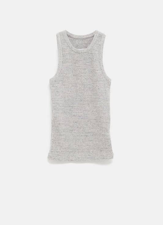 Melange Cotton Rib Tank Top