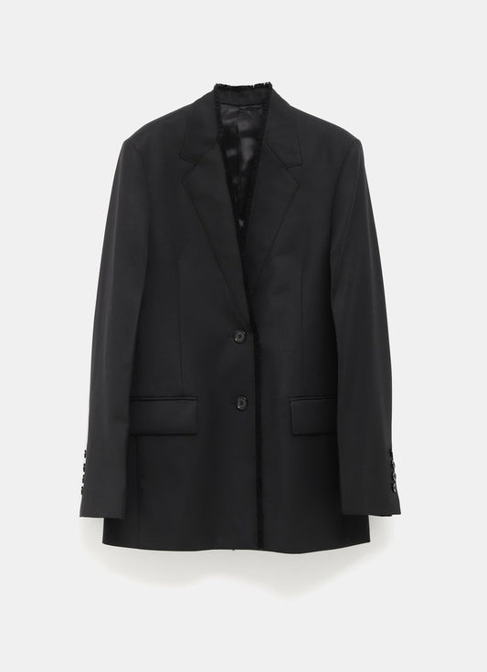 Raw Lapel Jacket