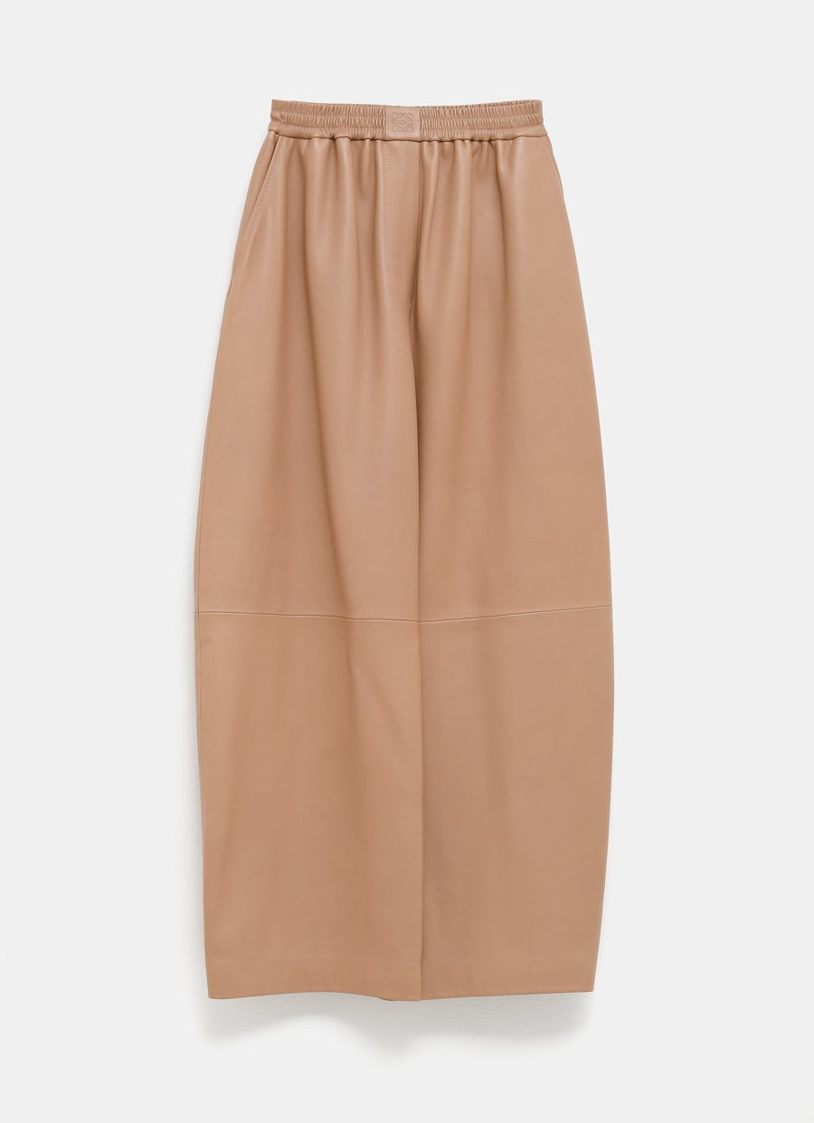 Barrel Trousers in Nappa Lambskin