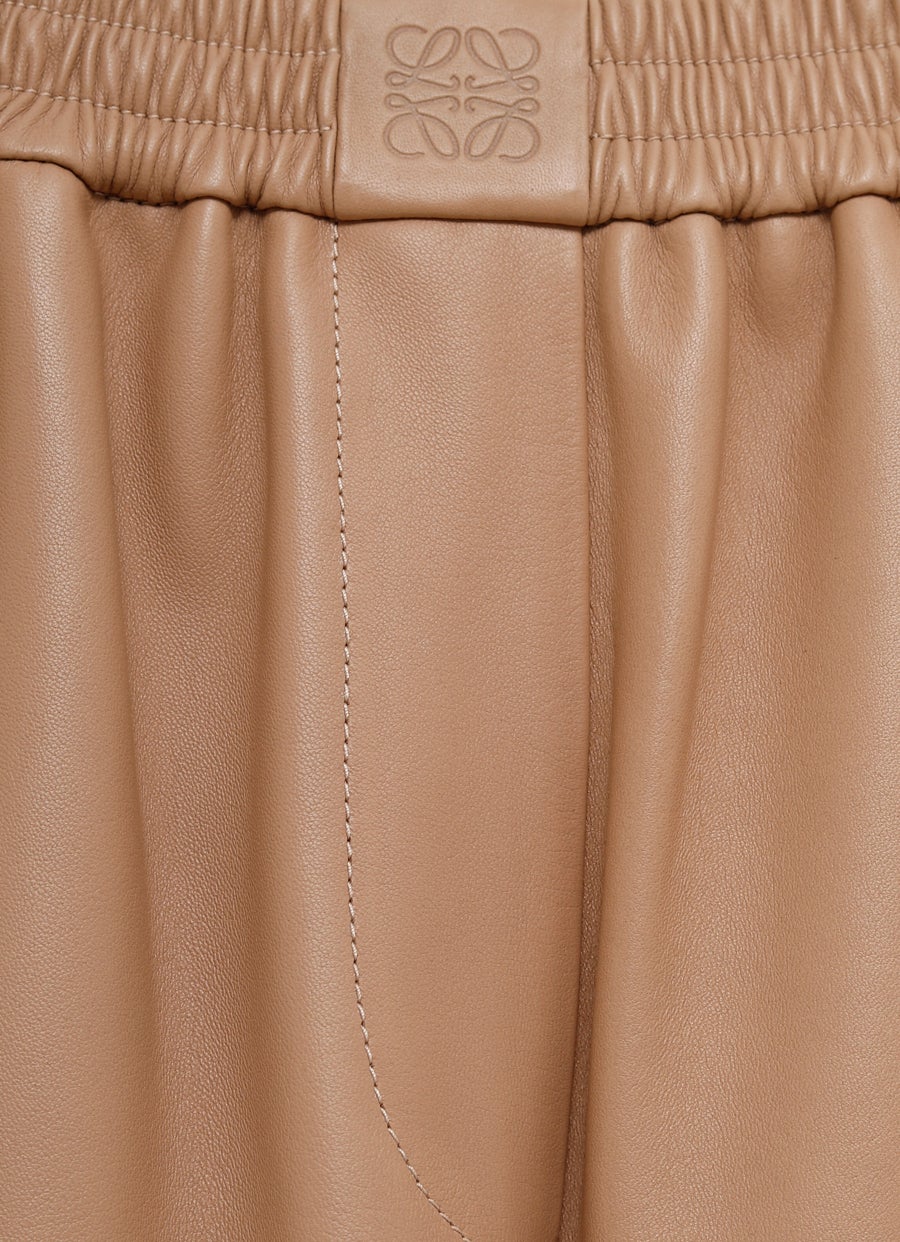 Barrel Trousers in Nappa Lambskin