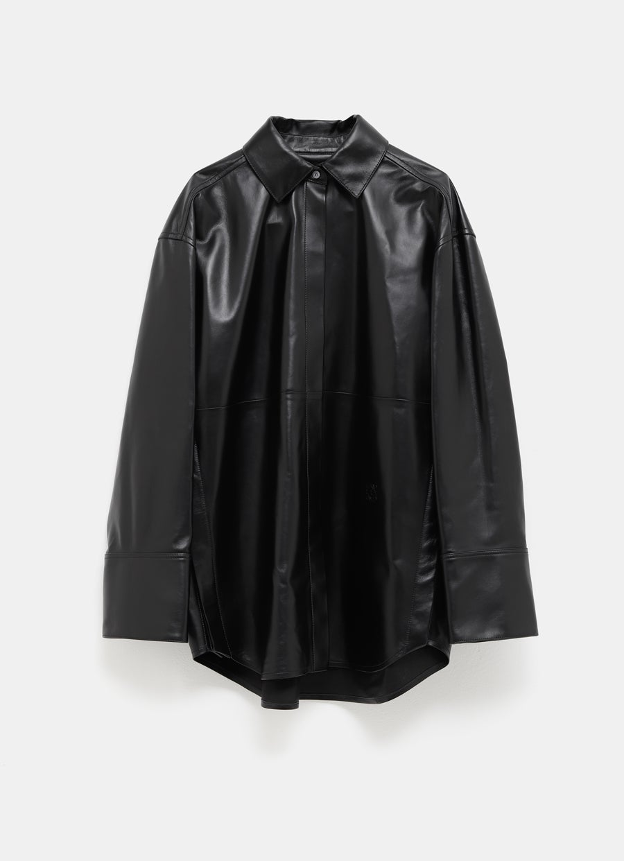 Shirt in Nappa Lambskin