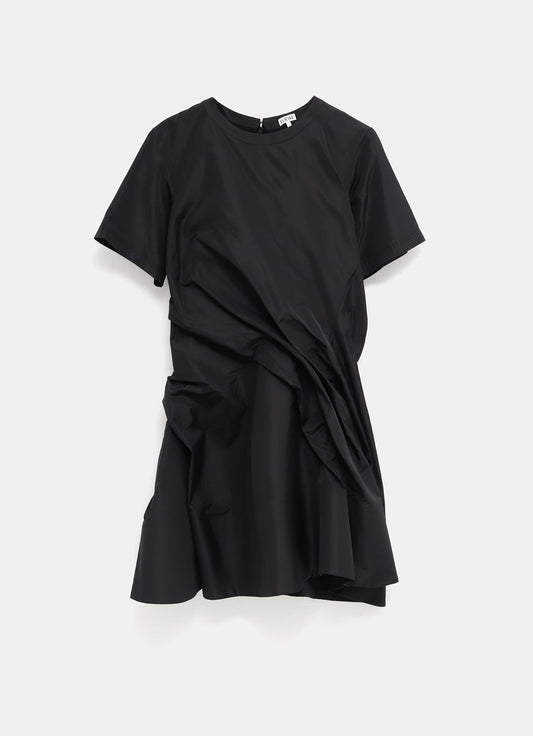 Twisted Dress in Silk Blend Taffeta