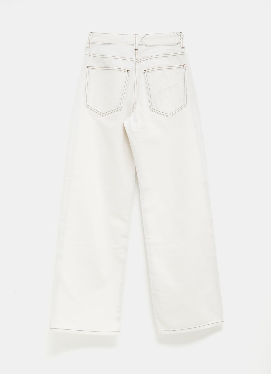 The Wide De-Nîmes Denim Pants for Women