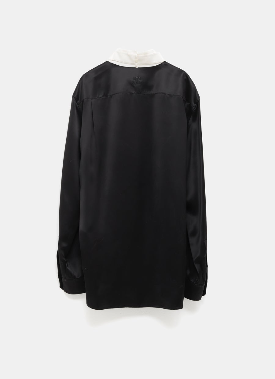 Contrast Bib Shirt
