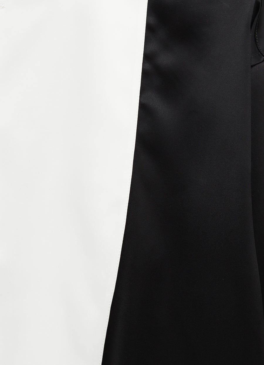 Contrast Bib Shirt