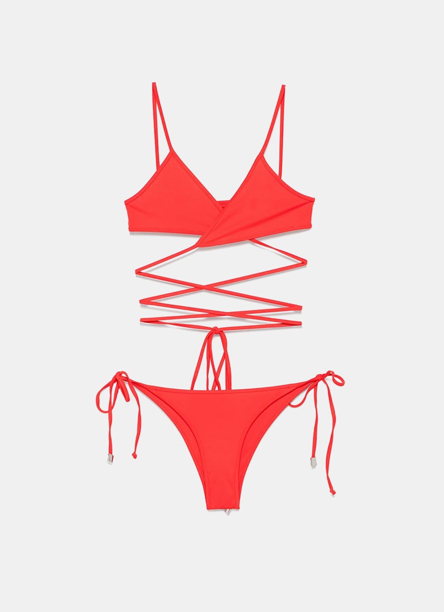 Red Bikini Set
