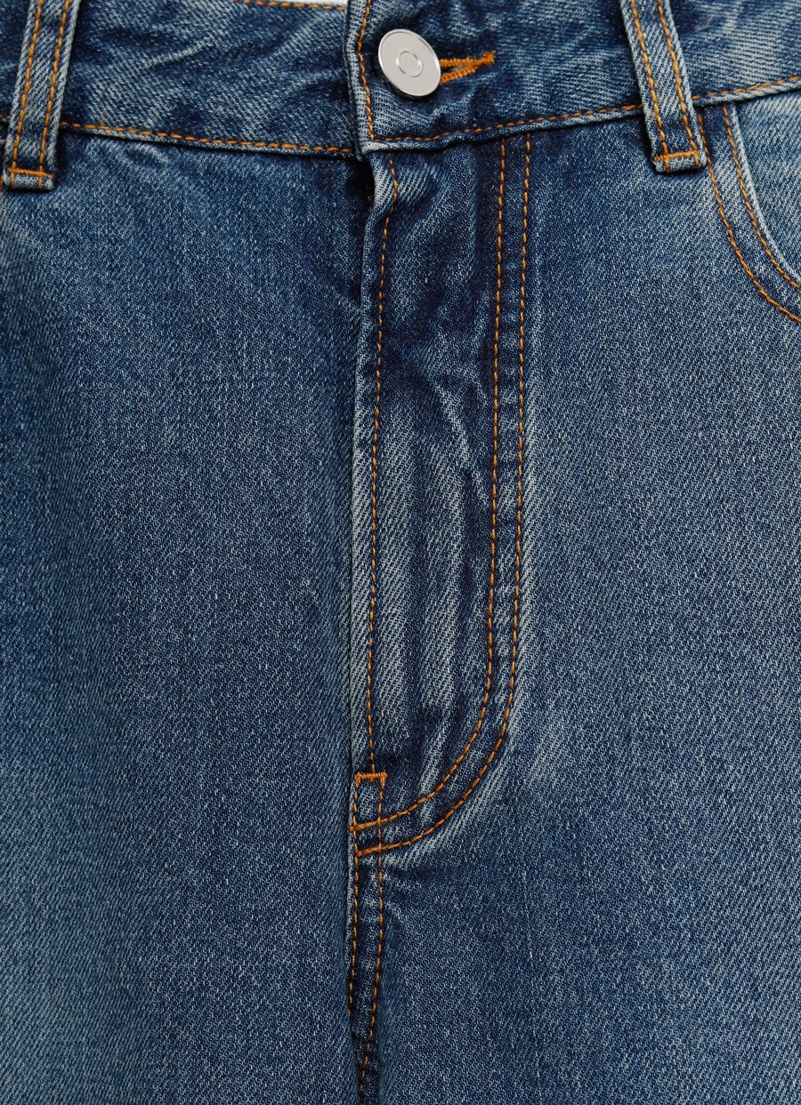 Low Waist Round Jeans