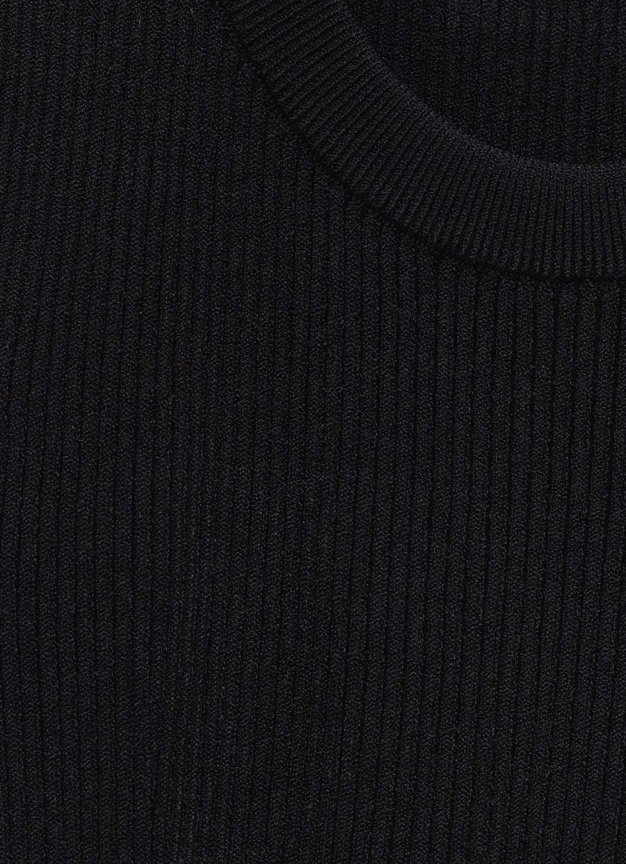 Sleeveless Ribbed Knit Bodysuit