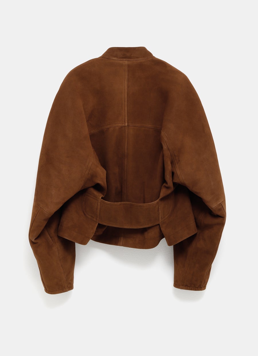 Round Suede Jacket