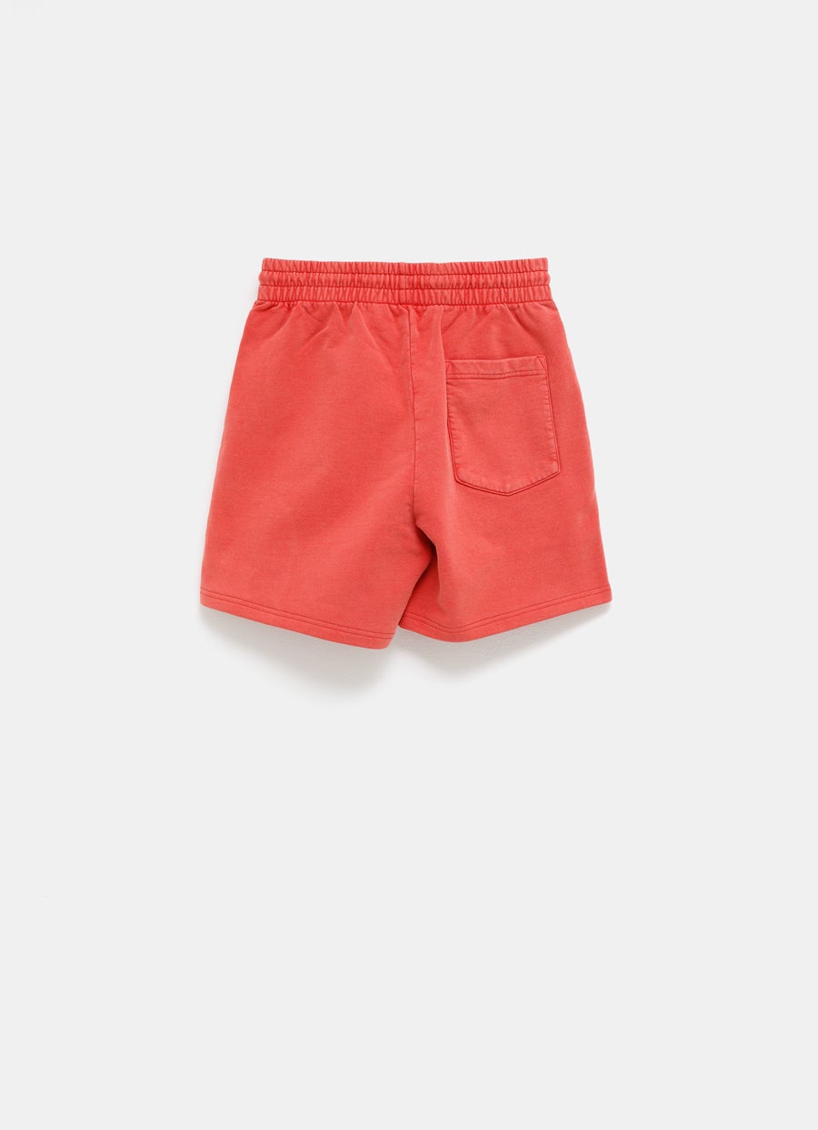 Chrome Text Printed Sweatshorts