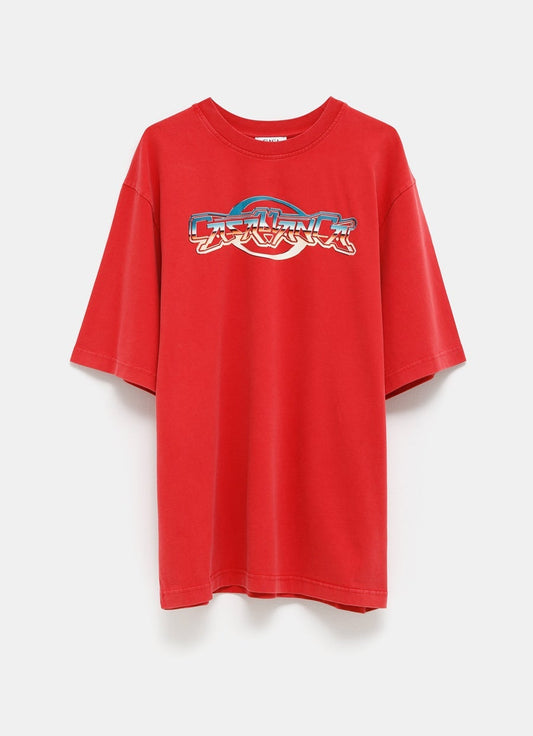 Chrome Text Printed T-shirt
