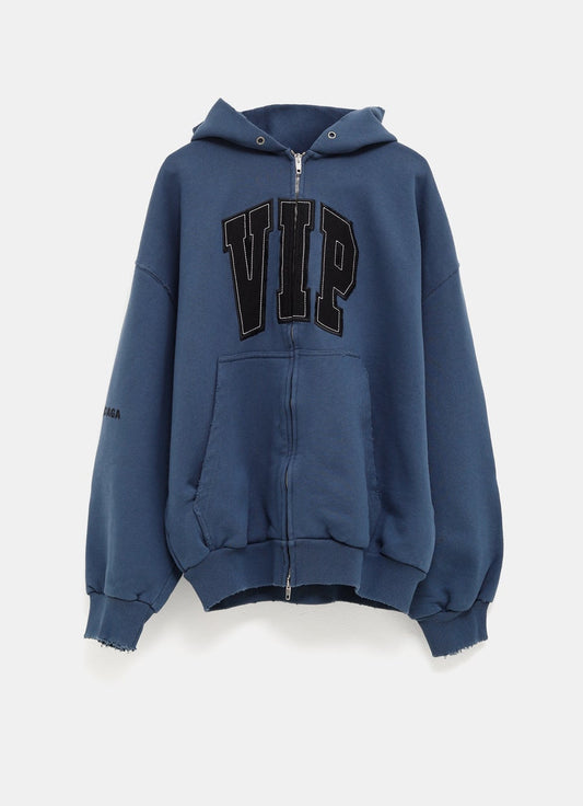 VIP Pulled Zip-Up Hoodie