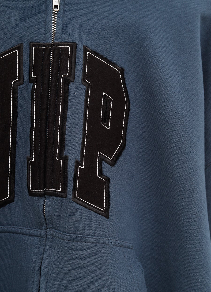VIP Pulled Zip-Up Hoodie