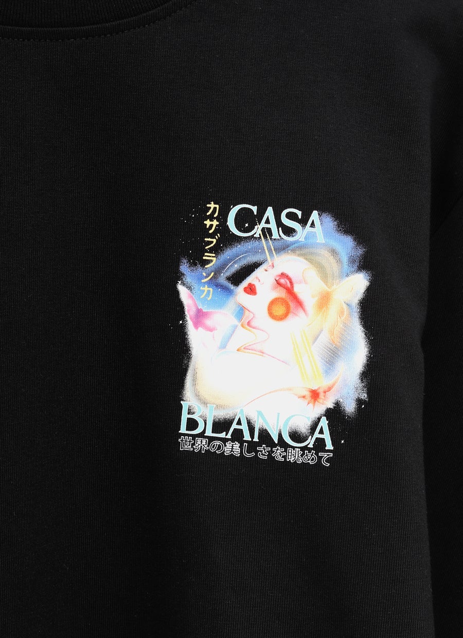 Galactic Connection Printed Oversize T-shirt