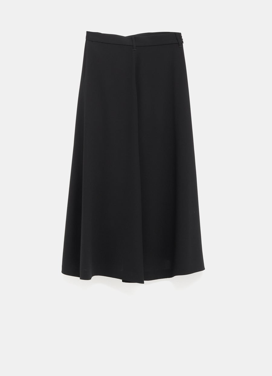 Draped Tailored Skirt
